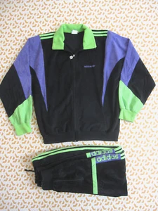 Survetement ADIDAS Terminator Noir Ventex veste Pantalon Vintage - 168 / S - Imagen 1 de 13