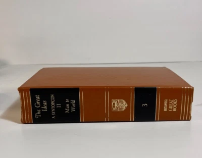Vol 3 The Great Ideas A Syntopicon II 2 Man to World Britannica William Gorman - Image 1 of 4