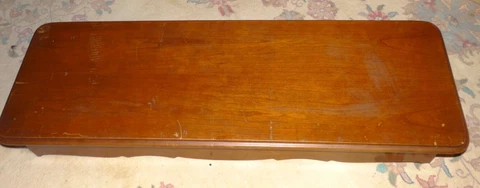 Vintage Piano-Organ Bench W/Storage Wurlitzer Baldwin Allen Hammond *Large* Cover