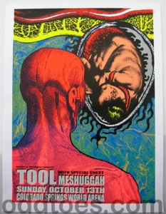 Tool Meshuggah Konzertposter 2002 Colorado - Bild 1 von 2