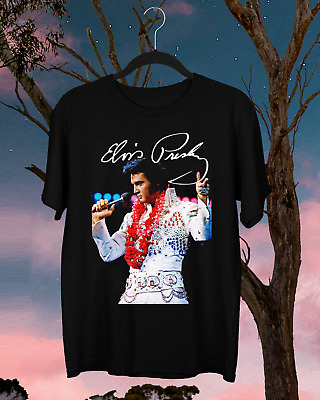 Elvis Presley Signature Short Sleeve Black Un...