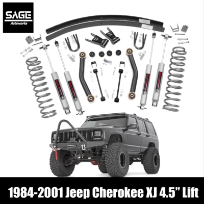 4.5 Inch Lift Kit for 1984-2001 Jeep Cherokee XJ - Image 1 of 4