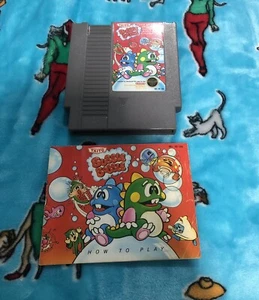 Nintendo NES Video Game Bubble Bobble with manual - Picture 1 of 8