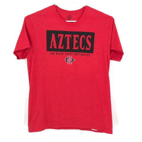 San Diego State Aztecs Mens Shirt XL Extra Large Red Short Sleeve NCAA Football Cover