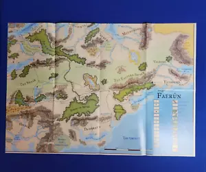 Forgotten Realms Karte von Faerun (unten rechts) - Dungeons and Dragons - Bild 1 von 2