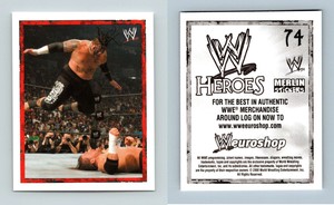 Umaga #74 WWE Heroes 2008 Merlin Wrestling Sticker