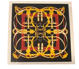 HERMES Scarf Carre 90 silk Grand Manege Detail made in France 628 - Picture 1 of 5