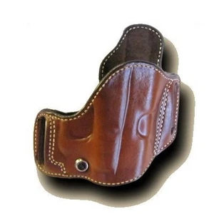 Ross Brown Leather Bikini Holster Concealment Belt Fiel Holster S&W J Frame - Picture 1 of 2