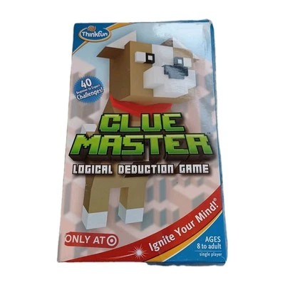 💥 Clue Master Logical Deduction Game 40 Challenges Age 8+ New Board 1 Player - Image 1 of 4