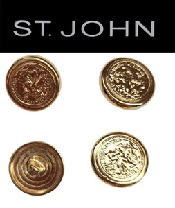 St John Knits (0,75 pollici) bottoni di ricambio rotondi per monete tono oro - Foto 1 di 1