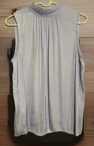 Worthington Top Donna L Camicia Senza Maniche Viola Lavanda Abbigliamento Ufficio - Foto 1 di 7