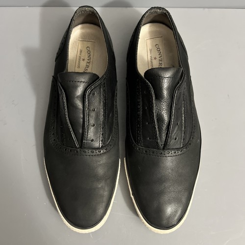 Scarpe Converse X John Varvatos uomo 11 5 US All Star pelle punta alare brogue