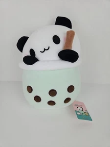 Takashoji * Panda Boba Milk Plüschpuppe * Neu mit Etikett 8 Zoll - Bild 1 von 12