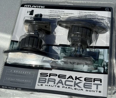 Atlantic Speaker Bracket SPB08 Set of 2 MountsBlacks Satelite and Suround Sound - Image 1 of 3