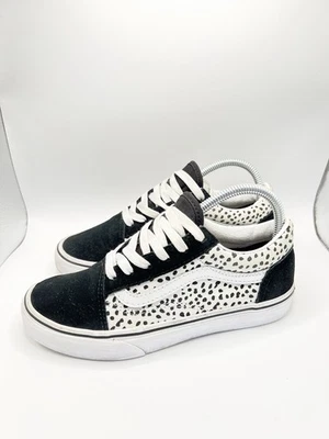 Zapatillas bajas Vans Old Skool Dálmata negras/blancas para niños talla 5Y Foto 1 de 4