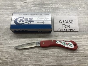 4 Dot 1996 Case XX 059L SS Red Merry Christmas Lock Back - NEW IN ORIGINAL BOX! - Picture 1 of 6