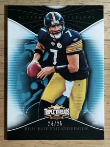 2009 Topps Triple Threads Sapphire #14 Ben Roethlisberger - Picture 1 of 2
