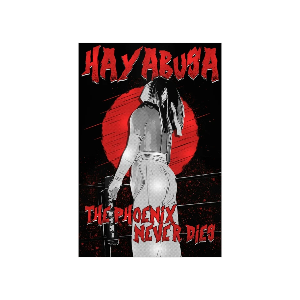 Póster mate FMW Hayabusa Phoenix Never Dies 12"x18" WWE AEW ROH NJPW Foto 1 de 1