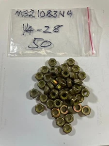 MS21083N4 Nylon Stop Nuts - Quantity of 50 - Picture 1 of 1