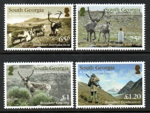 SOUTH GEORGIA MNH 2014 SG615-18 History of Reindeer - Picture 1 of 1