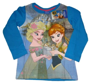 Disney die Eiskönigin langarm Shirt Langarmshirt Frozen Mädchen Anna Elsa - Bild 1 von 8