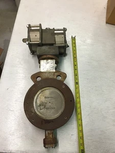 High Performance Butterfly Valve 6" 150 Wafer Style w/ Gear Actuator ABZ - Picture 1 of 11