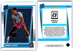 Novato Panini Donruss Chronicles 2022 clasificación óptica, #24, Nikola Jovic - Imagen 1 de 1