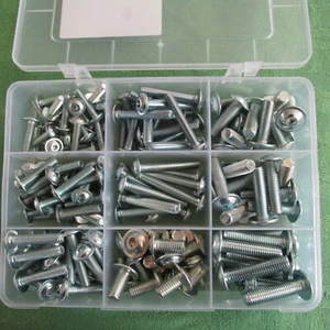 Linsenflanschkopfschrauben 10.9 Sortiment M 5 M 6 M 8 NEU 135 Stück - Bild 1 von 4