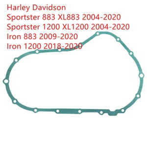 Junta de cubierta primaria del embrague del cárter para Harley Sportster XL 883 1200 04-20 - Imagen 1 de 5