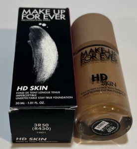 MAKE UP FOR EVER HD SKIN FOUNDATION 3R50 COOL CINNAMON 30ML - Picture 1 of 2