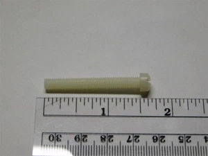 Micro Plastics 011032F150 10-32 x 1.5" Fillister Slotted Nylon Machine Screws - Picture 1 of 1
