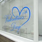 Walentynki Serca Znak Sklep detaliczny Okno Wyświetlacz Naklejki ścienne Naklejki A335