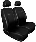 Front Seat Covers Fit Volkswagen Golf Mk6 Black  Leatherette