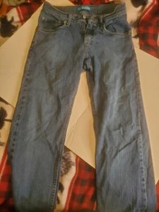 Jean Lee Premium Select corte clásico pierna recta azul tiro medio para hombre - Imagen 1 de 8