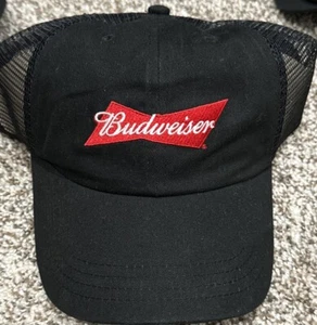 Cappello Berretto Budweiser Nero SnapBack - Foto 1 di 5
