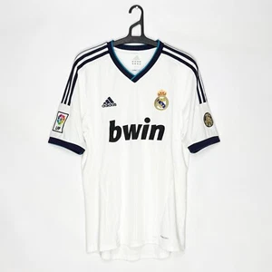 Camiseta deportiva de fútbol Adidas del Real Madrid 2012-2013 para hombre blanca talla M - Imagen 1 de 20