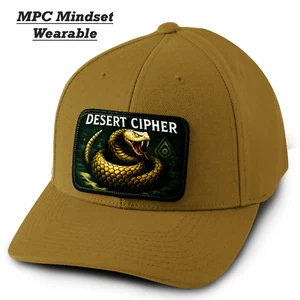 DESERT CIPHER Mindset Patch Hat – Removable Metal Patch - Natures Reapers Series - Picture 1 of 8