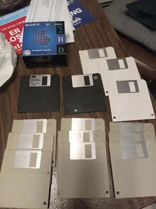 LOT 14-Pack Floppy Disks Diskettes 2HD  1.44 MB Double Sided High Density 3.5" - Picture 1 of 12