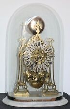Victorian Double fusee skeleton clock 1840 by James Edwards of Stourbridge