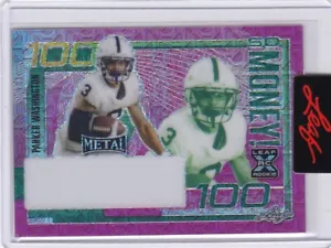 2023 Leaf Metal Parker Washington Rookie #1/1 prova non firmata SO MONEY - Foto 1 di 2