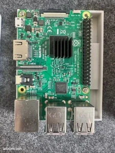 Raspberry Pi 3B – 1 Go RAM + alim + boîtier - Imagen 1 de 4