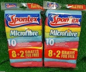 (0,63€/Stück) 2x Spontex MICROFIBRE Microfaser Tücher-Set (2x10 Tücher)!!! - Bild 1 von 1