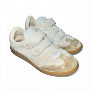 Damenschuhe Isabel Marant Beth Low-Top grau Leder Freizeit Sneaker Größe EU 36 - Bild 1 von 7