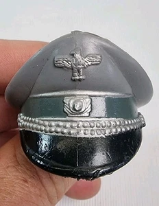 Vintage Action Man German Panzer Captain Cap Hat Grey Original Palitoy VAM - Picture 1 of 7