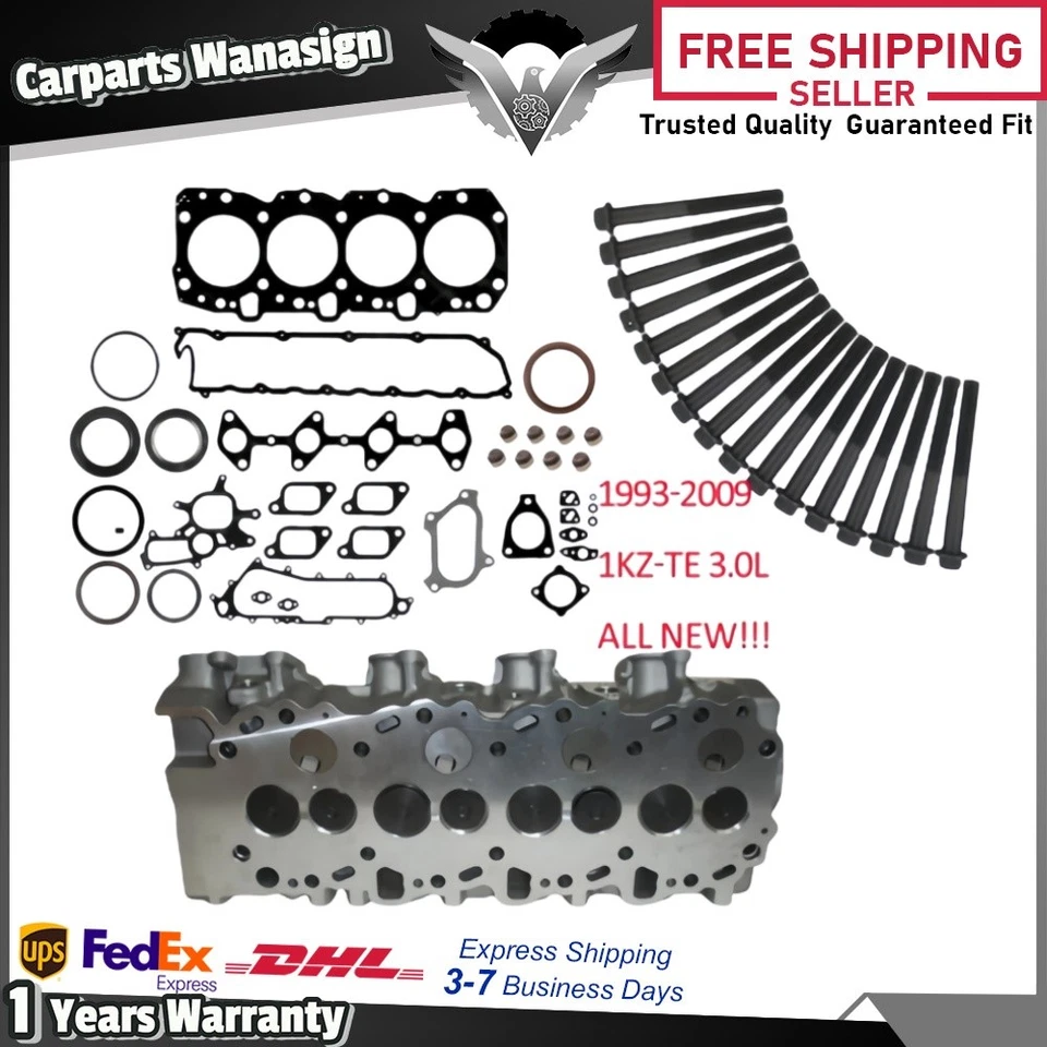 Junta de montaje de culata para Toyota Land Cruiser Prado 1KZ-TE 3,0 L 8 V 93-22 Foto 1 de 4