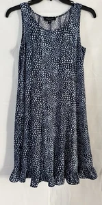Perceptions New York Dress Womens 12 All Over Print Sleeveless A-Line Stretch - Picture 1 of 10