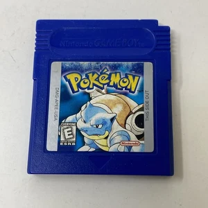 Pokemon Versión Azul (Game Boy, 1998) Auténtico Cartucho Batería Seca - Imagen 1 de 4