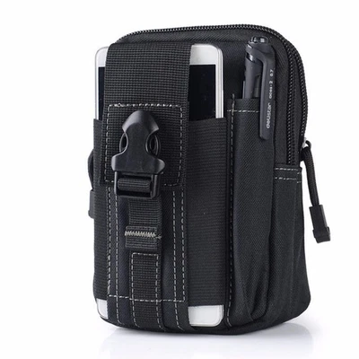 战术腰袋实用 EDC Molle 腰包腰带手机袋工具皮套 — 第 1/4 张图片