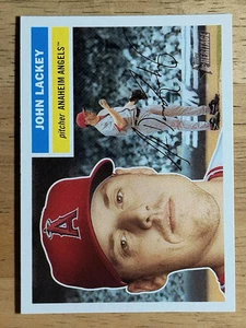 2005 Topps Heritage White Backs #382 John Lackey - Foto 1 di 2