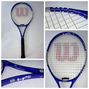WILSON H26 TENNIS RACKET VOLCANIC FRAME TECHNOLOGY CUSHIONPRO BLUE YGI S5-169 - Picture 1 of 17